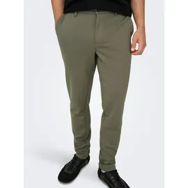 Only & Sons ONSMARK Slim Fit Chinohose Braun 28 32