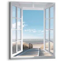Reinders! Deco-Panel »Fensterblick Nordsee« Reinders! Farbe Bild(er): blau