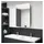 vidaXL LED-Bad-Spiegelschrank 60 cm grau