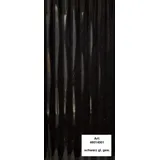 Alfer Design-Platte 1000 x 600 mm Kunststoff gewellt, schwarz glänzend
