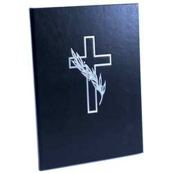 Kondolenzbuch, 21x28cm, schwarz