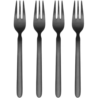 blomus 4er Set Kuchengabeln -STELLA- Black