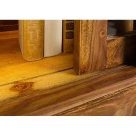 MASSIVMOEBEL24.DE Highboard 90 x 140 x 40 cm Hellbraun