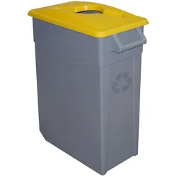 DENOX Zeus Abfallbehälter offen 65 Liter. Farbe Gelb.