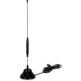 TechniSat DIGIFLEX TT6 - Passive Stab-Zimmerantenne DVB-T2/DAB+/UKW (Schutzart IP20, IEC-Anschluss, 75 Ohm Impedanz) schwarz