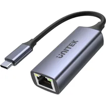 UNITEK USB-C auf RJ45 Adapter 1 m Grau