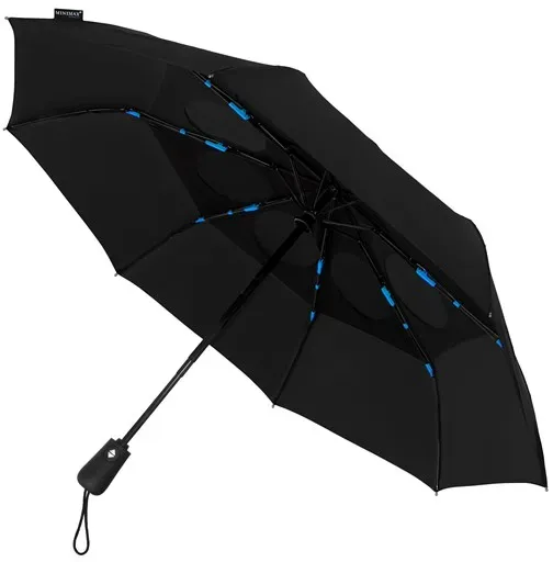 ECO - Automatic opening and closing - Windproof - 100 cm - Black
