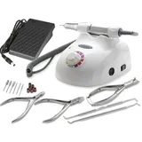 Elektrisches Fußpflegegerät Fräser Set Pediküre Set mit Fußpflege Set Nagelzange