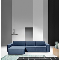 BETYPE Ecksofa »Be True, L-Form«, mit zeitlosem Design und tiefer Sitzfläche blau