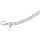 KUZZOI Bead-Armband-Set Panzerkette Lava Schwarz 925 Sterling Silber silberfarben 19 cm