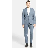 Lawrence Grey Hosenanzug Business-anzug Slim Fit 1-reihig blau 56