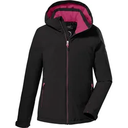 KILLTEC Kinder Funktionsjacke KOW 198 GRLS JCKT, schwarz, 128