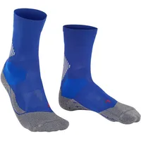 Falke Unisex Socken 4 GRIP Stabilizing U SO Funktionsgarn Für maximalen Speed 1 Paar, Blau (Blue 6449), 35-36