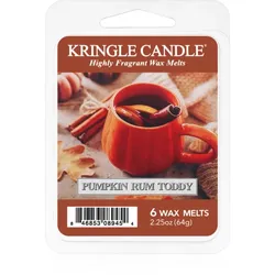 Kringle Candle Pumpkin Rum Toddy wachs für aromalampen 64 g