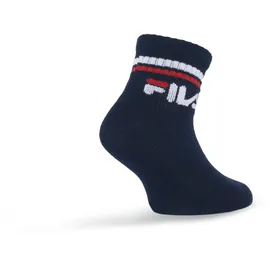 Fila Junior Unisex Quarter Plain Socken 6 Paar Blau 23-26