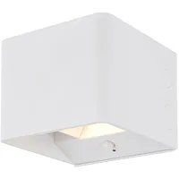 GLOBO LED Wandleuchte UP & DOWN Metall Weiß USB-C