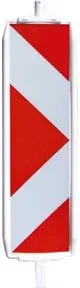 Schake Kunststoffbake Typ 40, Stutzen unten 40 x 40 mm, oben Ø42 mm, Folie Typ 2, pfeilförmig, doppelseitig rechts- / linksweisend