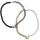 URBAN CLASSICS Half Pearl Exchangable Halskette 2 Einheiten Gold One Size