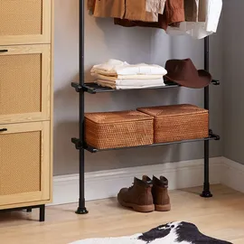 SoBuy Garderobenständer KLS07 Schwarz