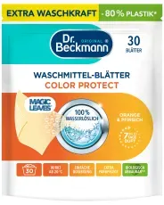 Dr. Beckmann Waschmittel-Blätter COLOR PROTECT Orange & Pfirsich 10443 , 1 Packung = 30 Blätter