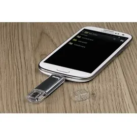 Hama FlashPen Laeta Twin 16 GB grau USB 2.0 00123924