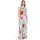 Vera Mont Damen Jumpsuit mit Blumenprint 40, Blue/Rosé - 40W