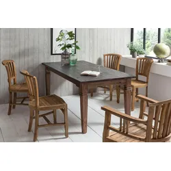 SIT Esstisch »Seadrift«, recyceltes Teak-Altholz, Shabby Chic, Vintage SIT natur