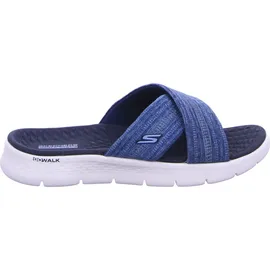 SKECHERS GO Walk Flex Sandale Impressed, Navy Textile, 37 EU