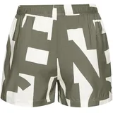 French Connection Pyjamashorts Damen grün-weiß-gemustert Gr.46