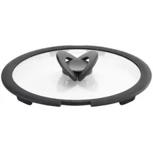 Lagostina Ingenio Induction Glasdeckel, Schwarz/Transparent, 26 cm