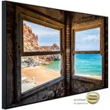 Papermoon Infrarotheizung Alte Fenster, sehr angenehme Strahlungswärme bunt Heizkörper, Heizen Klima