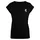 miss tee A S Club Ladies Extended Shoulder Tee Schwarz S