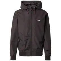Iriedaily Auf Deck Regenjacke Herren Schwarz S