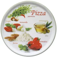 Pizzateller Napoli Pizzafoods grün 33cm - 04018#ZP1