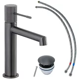 Schöner Wohnen SCHÖNER WOHNEN-Kollektion Waschtischarmatur KADIA M, Industrial, Wasserhahn geeignet für wandhängende Waschbecken in Ihrem Bad