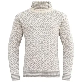 Devold of Norway Svalbard Wool High Neck Offwhite / Grey L