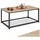 Tectake Couchtisch Braun Eiche 100 x 55 x 45,5 cm