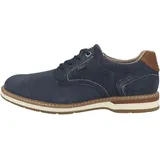 S.Oliver Herren Schnürschuhe Freizeit Runde Spitze, Blau (Navy), 44 EU