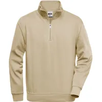 James & Nicholson Workwear Zip Sweat - grau -