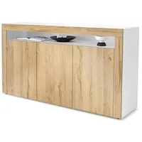 Vladon Sideboard, Eiche, 155x92x40 cm, Wohnzimmer, Kommoden & Sideboards,