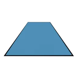 Schmutzfangmatte Colorstar, hellblau, waschbar, glatter Rücken 7460115180150-C26 , Maße (B x T): 115 x 180 cm