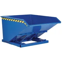 R+R INDUSTRIETECHNIK RR Industrietechnik Muldenkipper Typ RTK-150 2370x1450x780mm 1500dm3 RAL 5010 Enzianblau