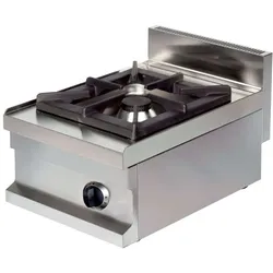 1-Flammen-Gas-Tischherd 6kW 400x600x265mm