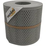 zaunzu® Doppelstabmattenzaun 2600 x 19 cm Steingrau/Metall