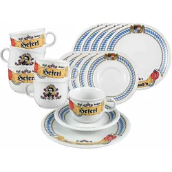 Seltmann Weiden Compact Bayern Kaffeeservice 18-teilig