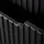 [en.casa] Waschtisch Newport 100x60x40 cm Schwarz/Eichenoptik