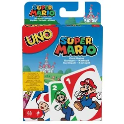 Mattel Games UNO Super Mario, Kartenspiel, Gesellschaftsspiel, Familienspiel