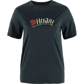 Fjällräven Damen Hoja Wool T-Shirt (Größe S, blau)