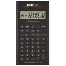 Texas Instruments BA II Plus Professional Schwarz