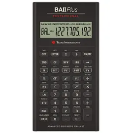 Texas Instruments BA II Plus Professional Schwarz